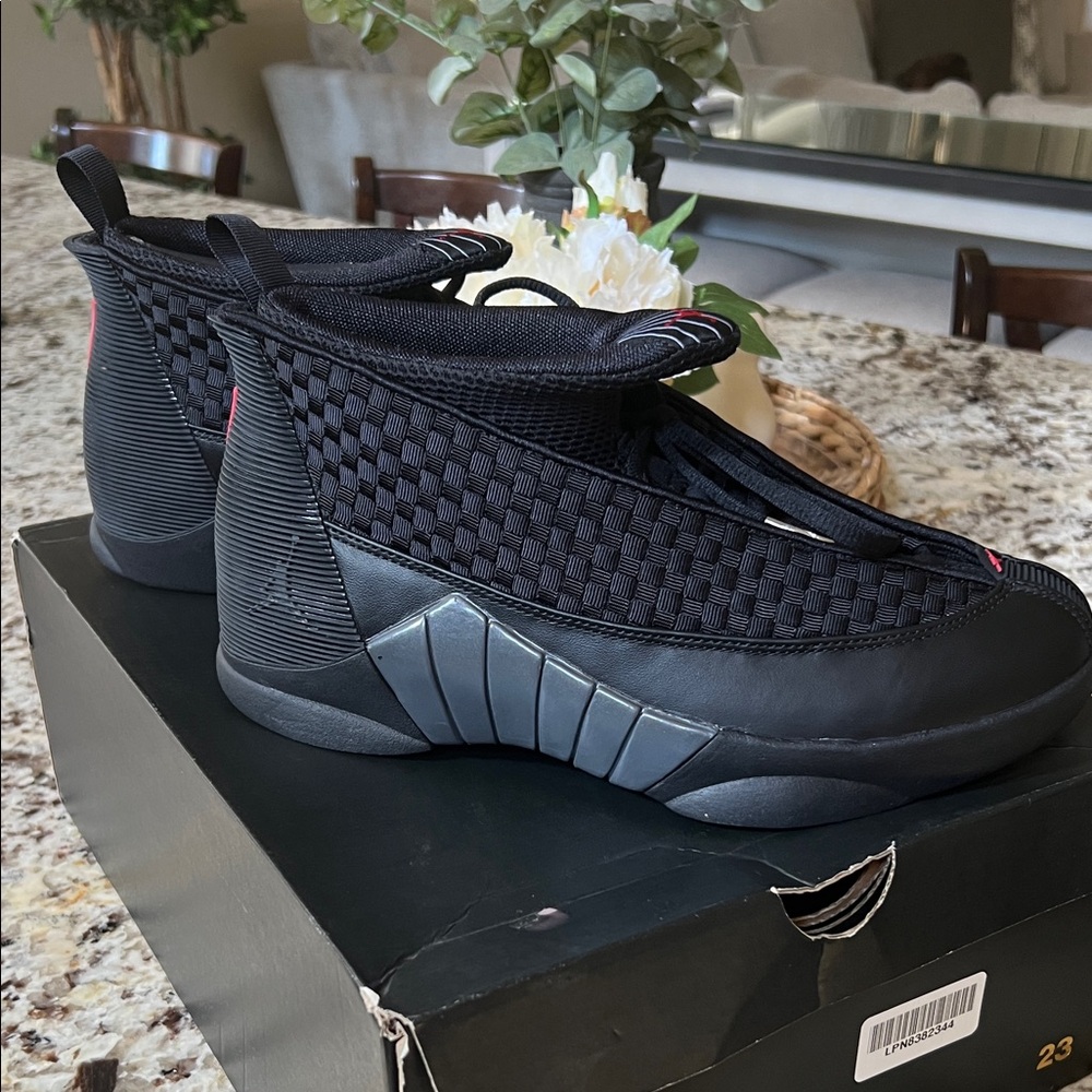 Jordan Black and Gray Sneakers